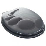 kőmintás MDF WC-ülőke lassan csukódó fedéllel