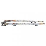 kavicsmintás MDF WC-ülőke lassan csukódó fedéllel