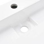 fehér ásványöntvény/márványöntvény mosdókagyló 100x46x11 cm