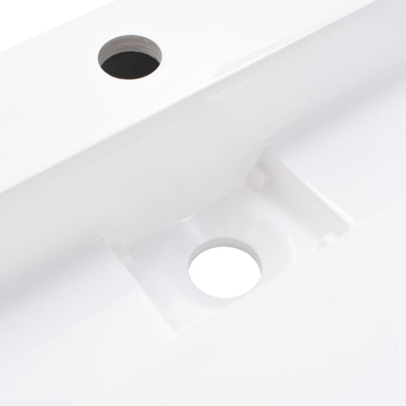 fehér ásványöntvény/márványöntvény mosdókagyló 120x46x11 cm