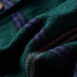 Sötétzöld hosszú ujjú gyerekruha fodrokkal 92