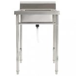 rozsdamentes acél egymedencés mosogatótálca