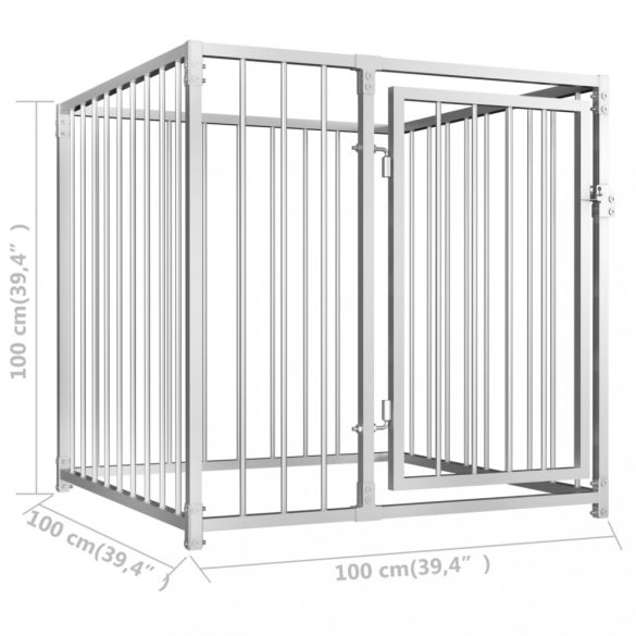 kültéri kutyakennel 100 x 100 x 100 cm
