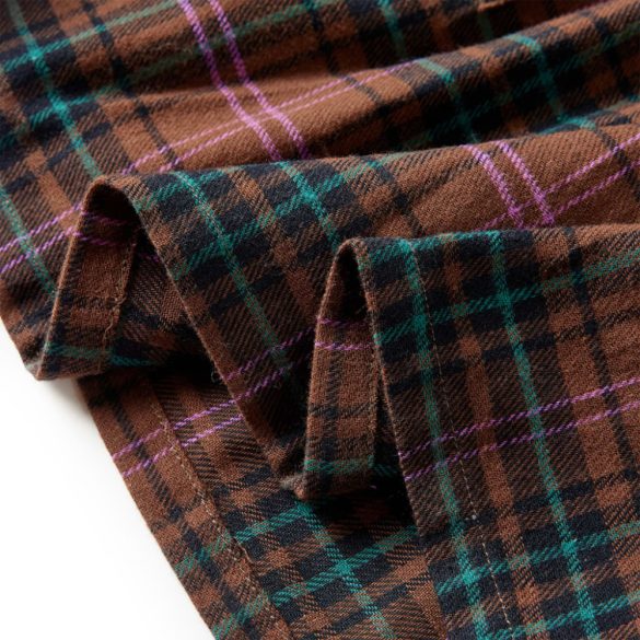 Konyak színű hosszú ujjú gyerekruha 128