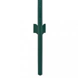 zöld acél drótháló kerítés tartóoszlopokkal 25 x 0,5 m