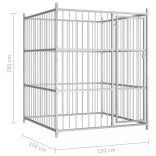 kültéri kutyakennel 150 x 150 x 185 cm