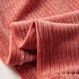 Középrózsaszín hosszú ujjú gyerekruha 104