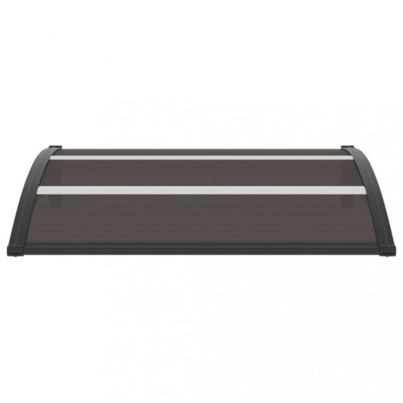 fekete polikarbonát ajtóelőtető 120 x 75 cm