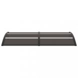 fekete polikarbonát ajtóelőtető 200 x 75 cm