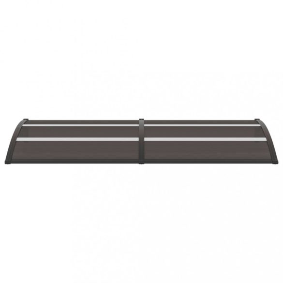 fekete polikarbonát ajtóelőtető 240 x 75 cm