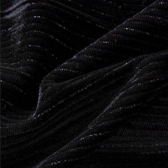 Fekete gyerekszoknya leopárdmintás derékpánttal 128