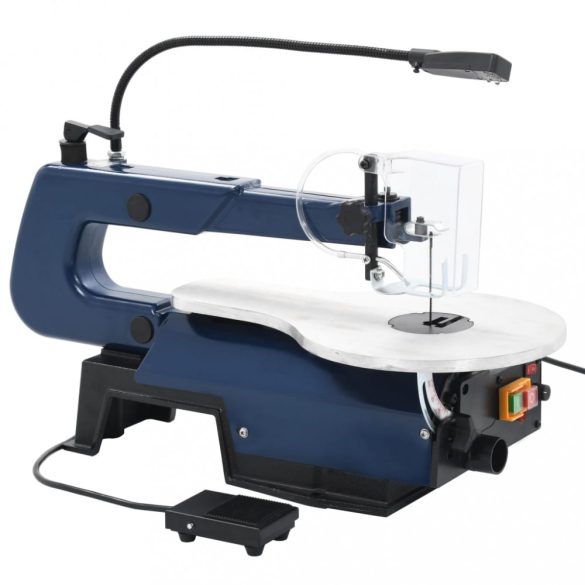 elektromos dekopírfűrész lábpedállal és LED-lámpával 125 W