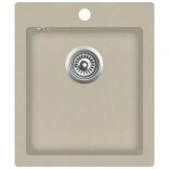 bézsszínű, egymedencés gránit mosogatótálca