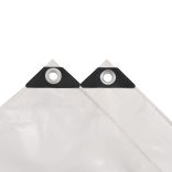 fehér ponyva 650 g/m² 5 x 6 m