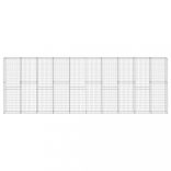 horganyzott acél gabion fal borítással 600 x 30 x 200 cm