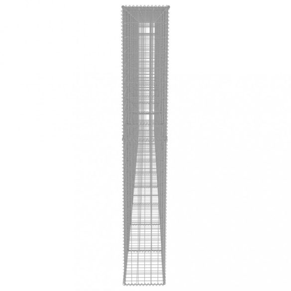 horganyzott acél gabion fal borítással 600 x 30 x 200 cm