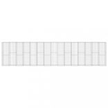 horganyzott acél gabion fal borítással 900 x 50 x 200 cm