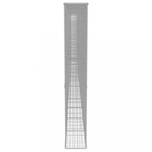 horganyzott acél gabion fal borítással 900 x 50 x 200 cm