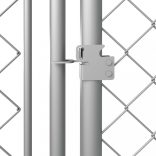 kültéri kutyakennel tetővel 7,6 x 3,8 x 2,3 m