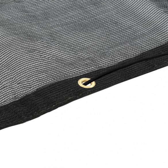 fekete HDPE pótkocsiháló 2 x 3 m