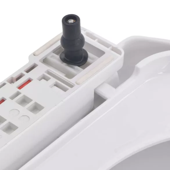 fehér gyorsan szerelhető WC-ülőke lassan csukódó fedéllel