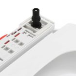 fehér gyorsan szerelhető WC-ülőke lassan csukódó fedéllel