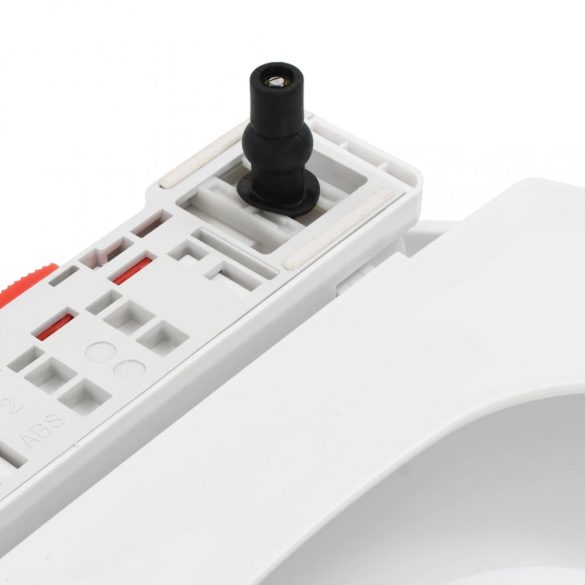 fehér gyorsan szerelhető WC-ülőke lassan csukódó fedéllel