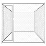 kültéri kutyakennel 382 x 192 x 185 cm