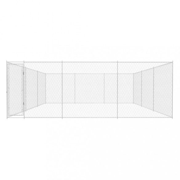 kültéri horganyzott acél kutyakennel 570x570x185 cm