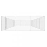 kültéri horganyzott acél kutyakennel 950x570x185 cm