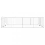 kültéri horganyzott acél kutyakennel 760 x 760 x 185 cm