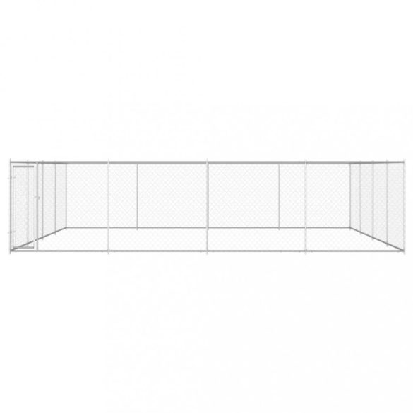 kültéri horganyzott acél kutyakennel 760 x 760 x 185 cm