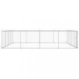 kültéri horganyzott acél kutyakennel 760 x 760 x 185 cm