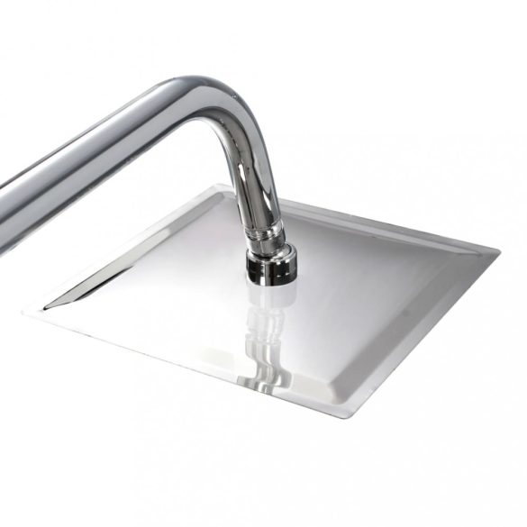 rozsdamentes acél dupla fejű zuhanyszett kézi zuhannyal