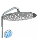 rozsdamentes acél dupla fejű zuhanyszett kézi zuhannyal