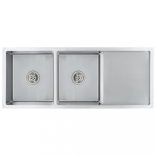 kézzel készített rozsdamentes acél konyhai mosogató