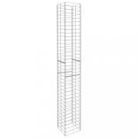 3 darab horganyzott acél gabion kosár 25 x 25 x 197 cm