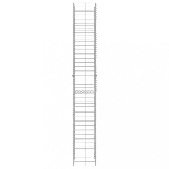 3 darab horganyzott acél gabion kosár 25 x 25 x 197 cm