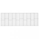 horganyzott acél gabion fal fedéllel 600 x 50 x 200 cm