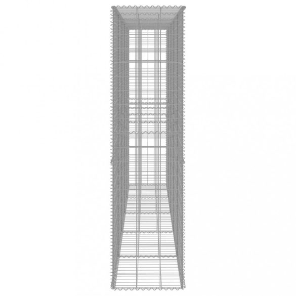 horganyzott acél gabion fal fedéllel 300 x 50 x 200 cm
