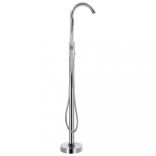 szabadon álló rozsdamentes acél kádtöltő csaptelep 118,5 cm