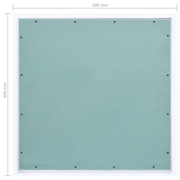 alumínium keretes és gipszkartonos hozzáférési panel 600x600 mm