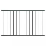 antracitszürke porszórt acél kerítéspanel Woerden 1,7 x 0,75 m