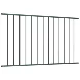 antracitszürke porszórt acél kerítéspanel Woerden 1,7 x 1 m