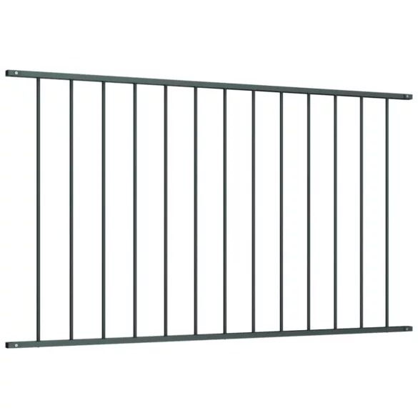 antracitszürke porszórt acél kerítéspanel Woerden 1,7 x 1,17 m