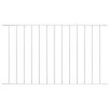 fehér porszórt acél kerítéspanel Woerden 1,7 x 0,75 m