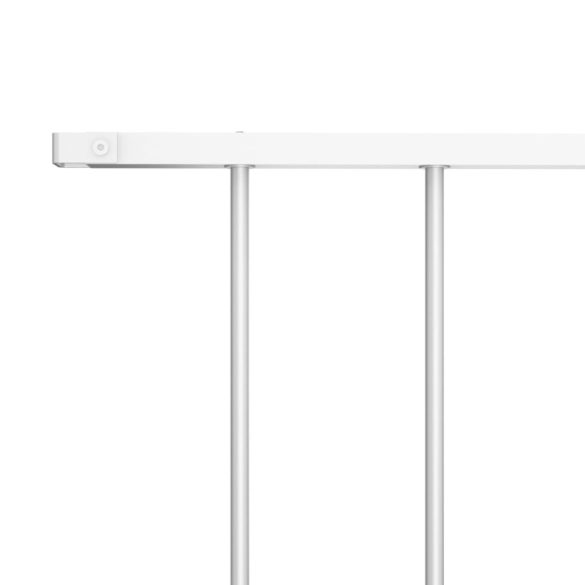 fehér porszórt acél kerítéspanel Woerden 1,7 x 0,75 m