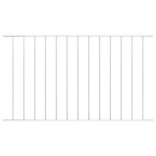 fehér porszórt acél kerítéspanel Woerden 1,7 x 1 m