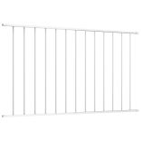 fehér porszórt acél kerítéspanel Woerden 1,7 x 1 m