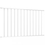 fehér porszórt acél kerítéspanel Woerden 1,7 x 1,17 m